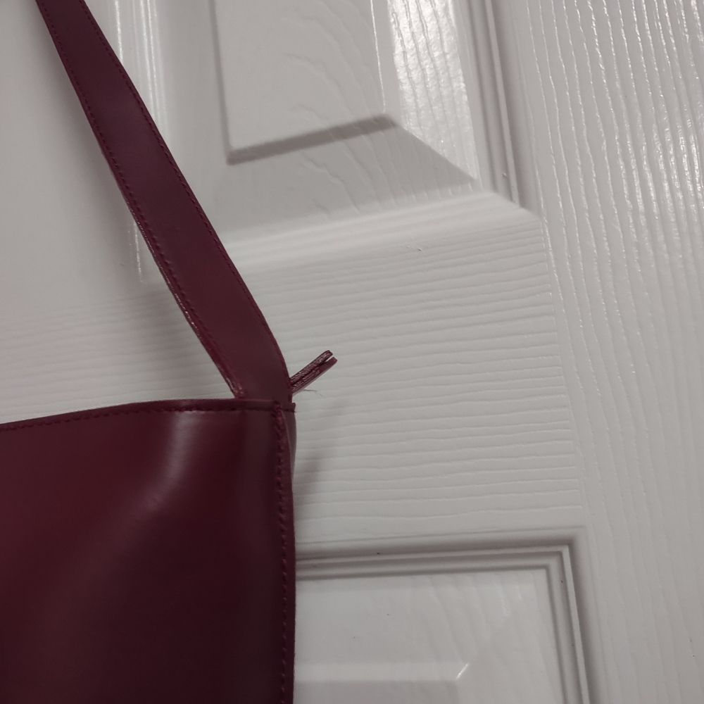 Furla Burgundy Leather Bag - Picture 10 of 14